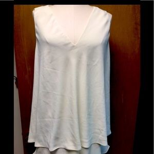 Ralph Lauren ruffled sleeveless blouse